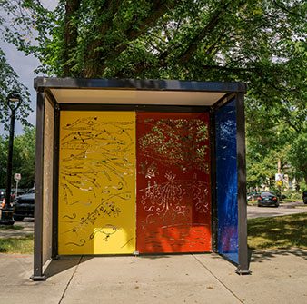 2019 Bus Shelter Art