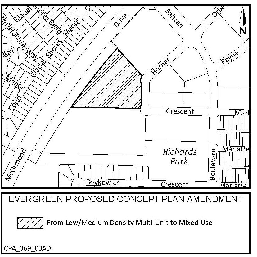 Location Map - Proposed Concept Plan Amendment