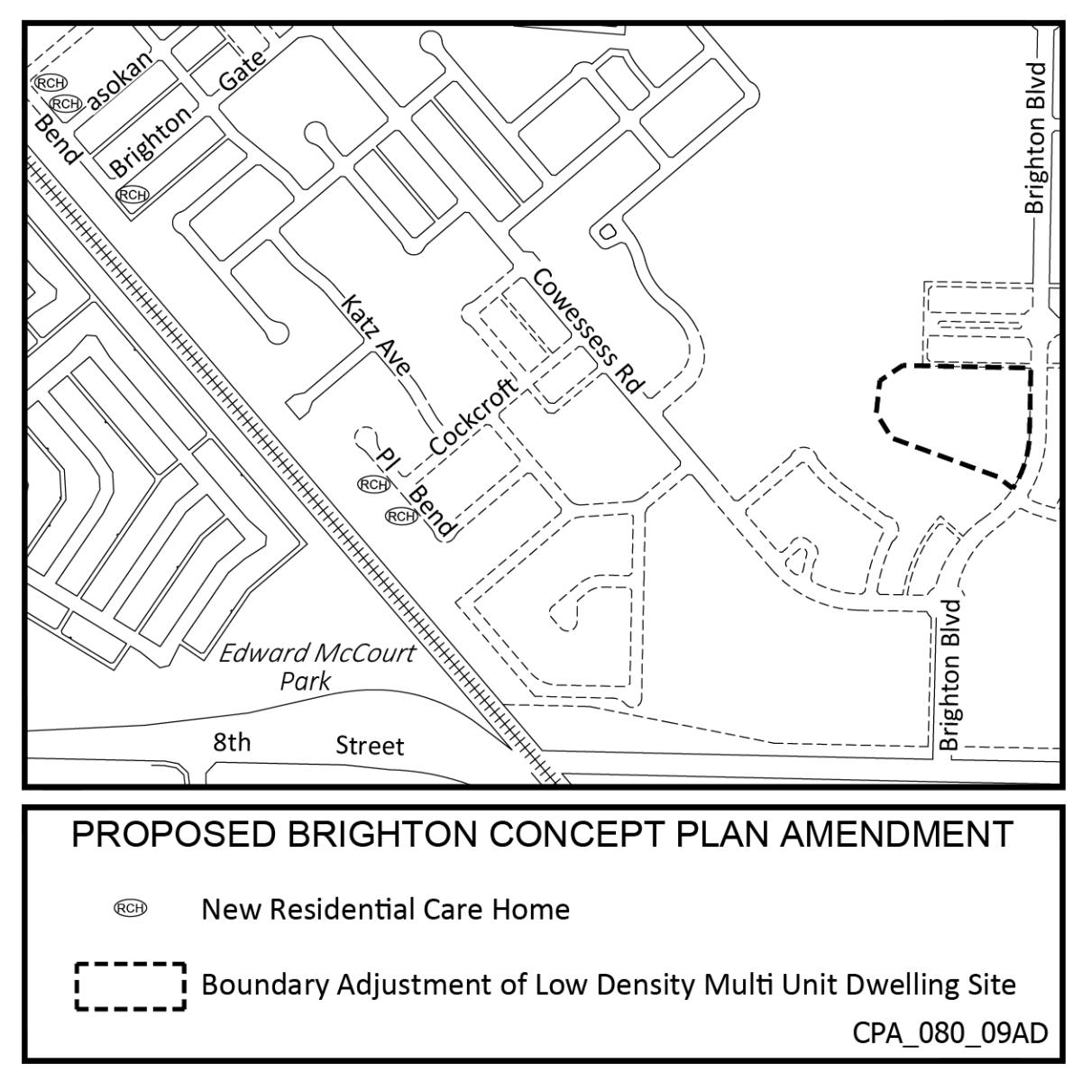 Location Map of Concept Plan Map alternation