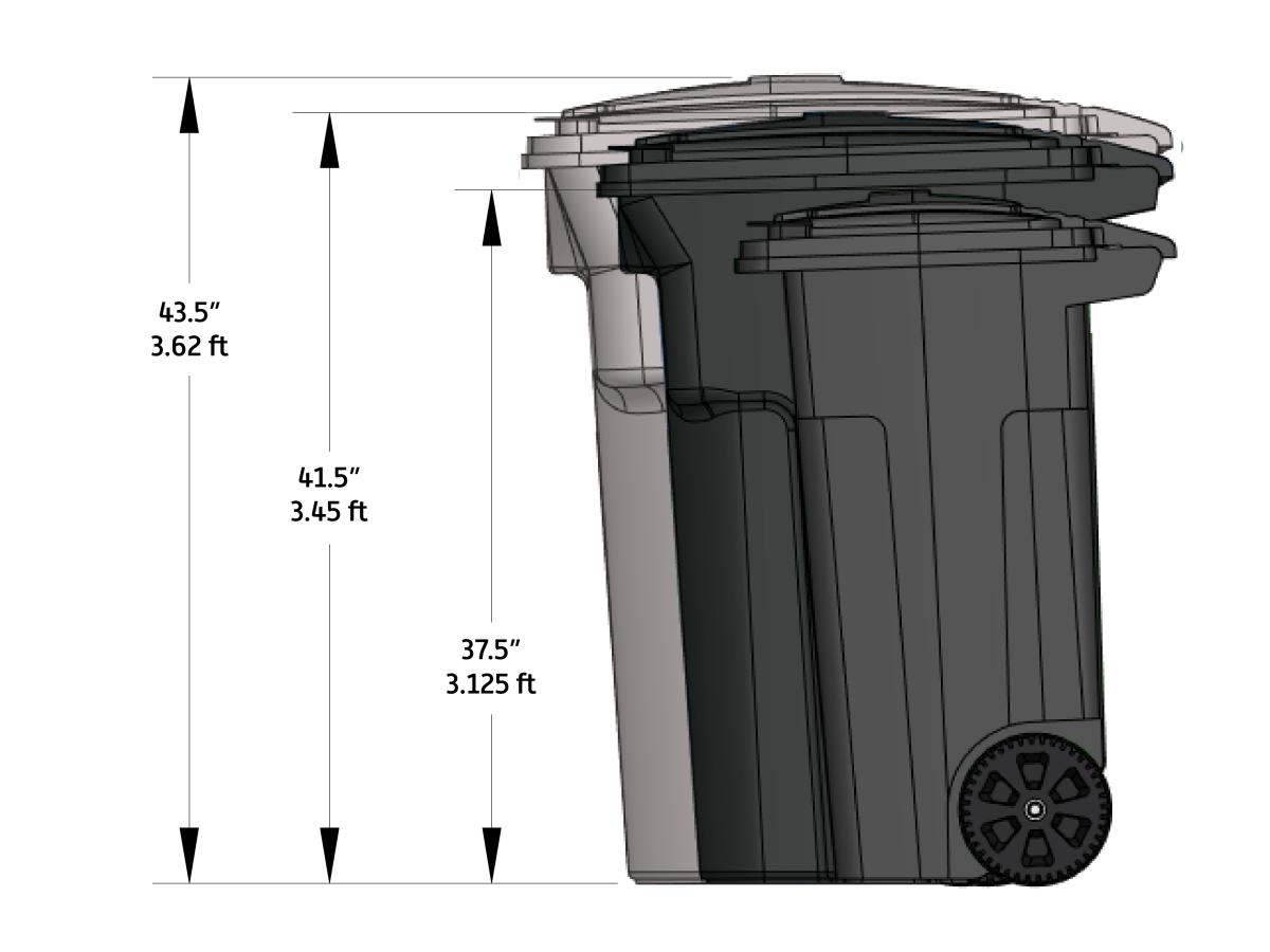 Cart Size Side View