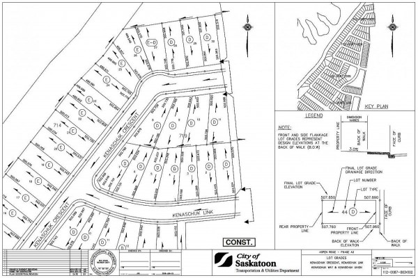 Lot Grading Plan Example