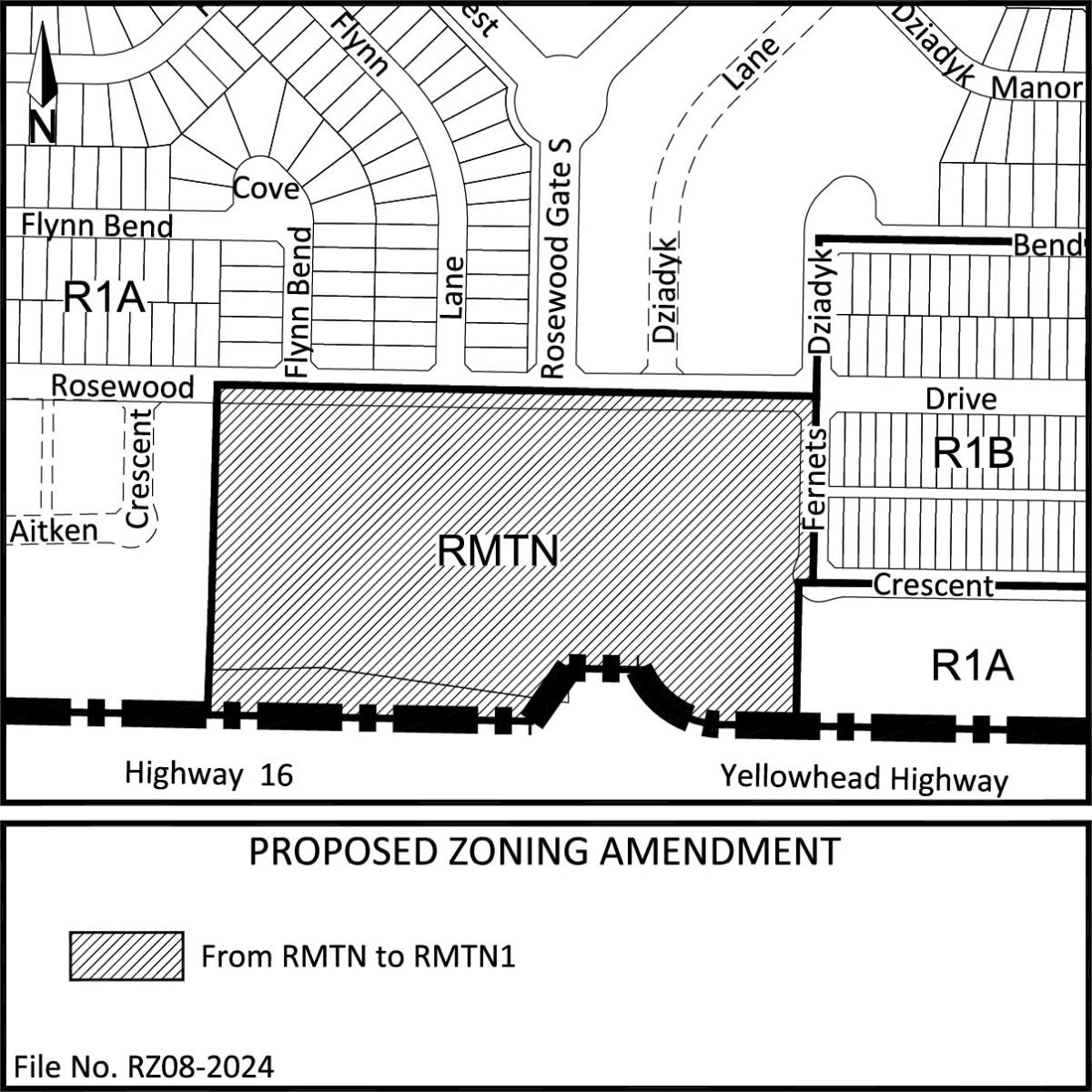 Location Map - Rosewood Parcels U and V