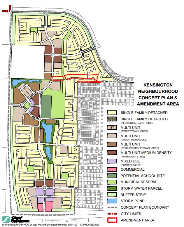 Kensington Neighbourhood Concept Plan and Amendment Area