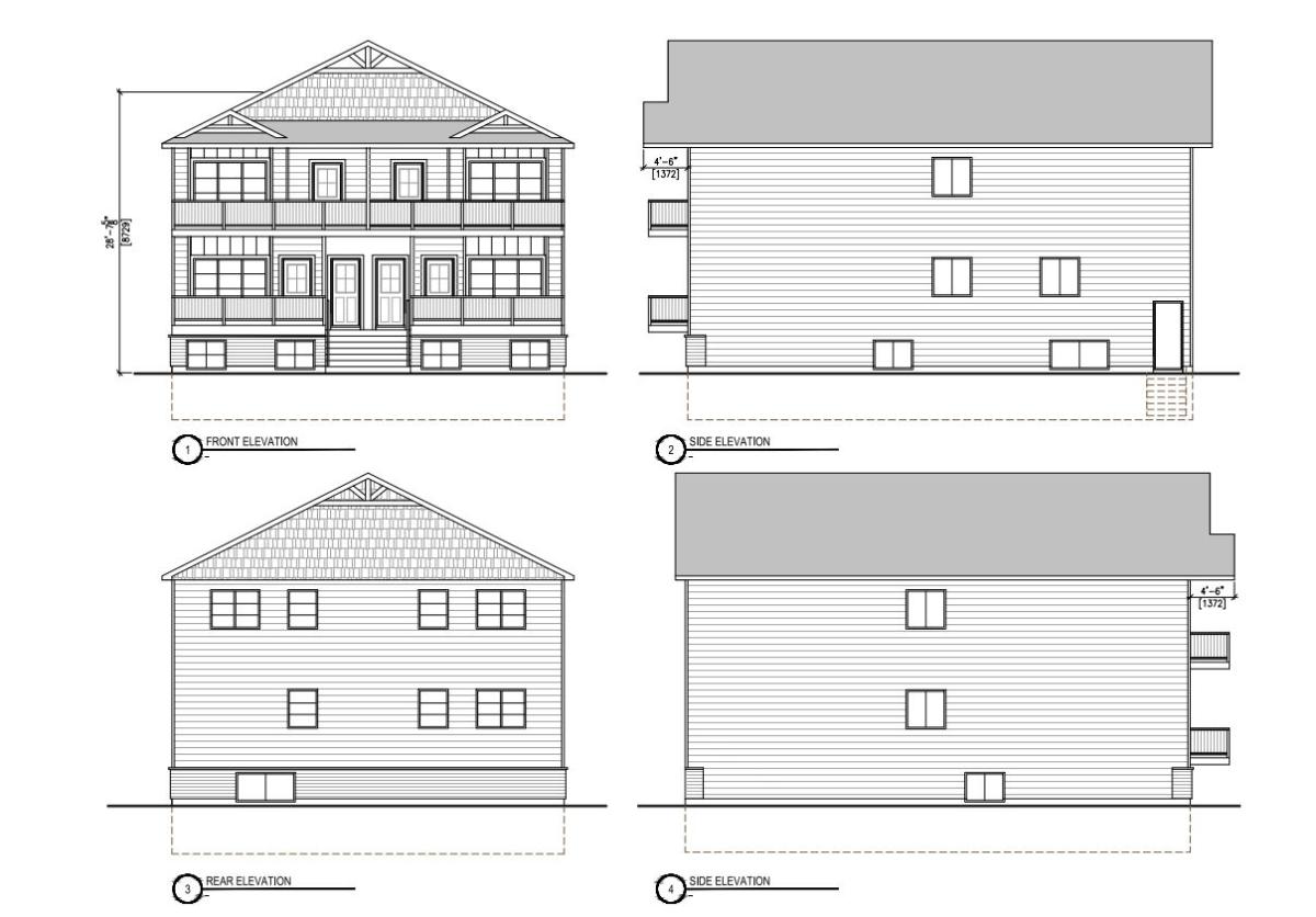 Elevations of proposed development at 831 5th Ave N 