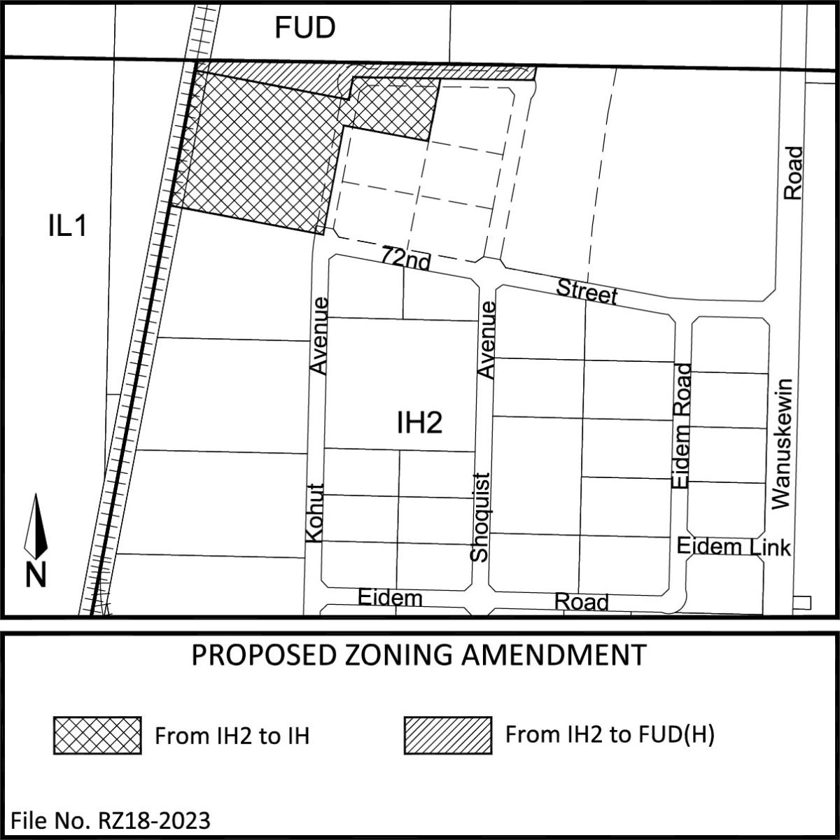 Marquis Industrial Rezoning Location Map
