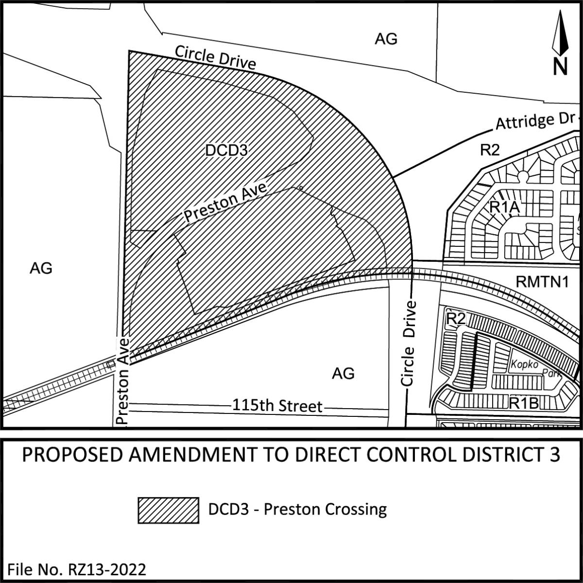 Direct Control District 3 Map