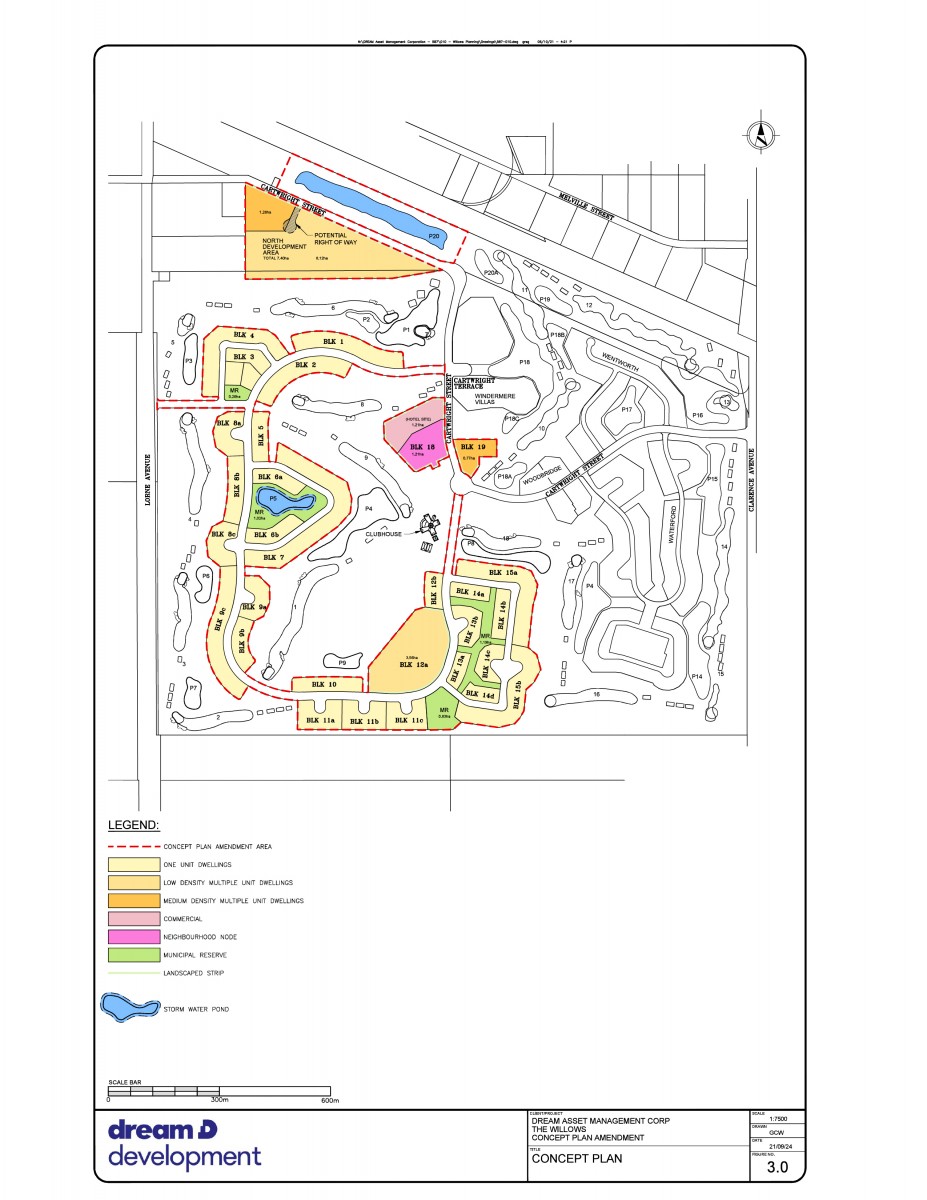 Concept Plan Amendment Map