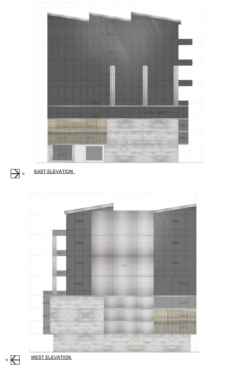 East and West Elevations