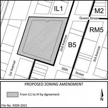 Map of Proposed Rezoning