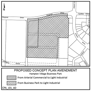 Concept Plan Amendment Area Location Map
