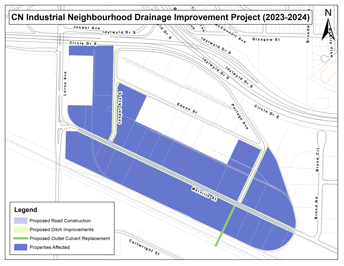 Map of Construction Area