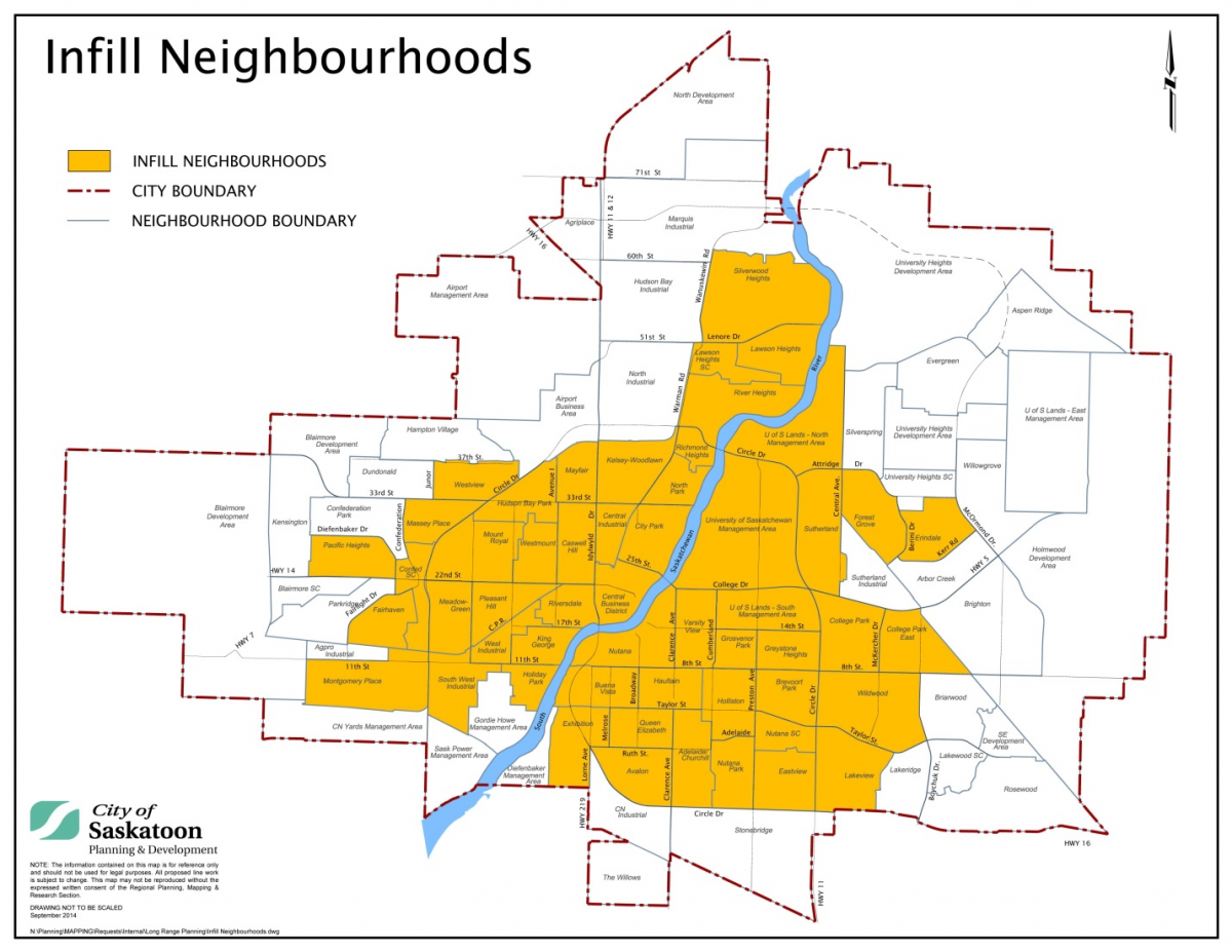City Of Saskatoon Neighbourhood Maps