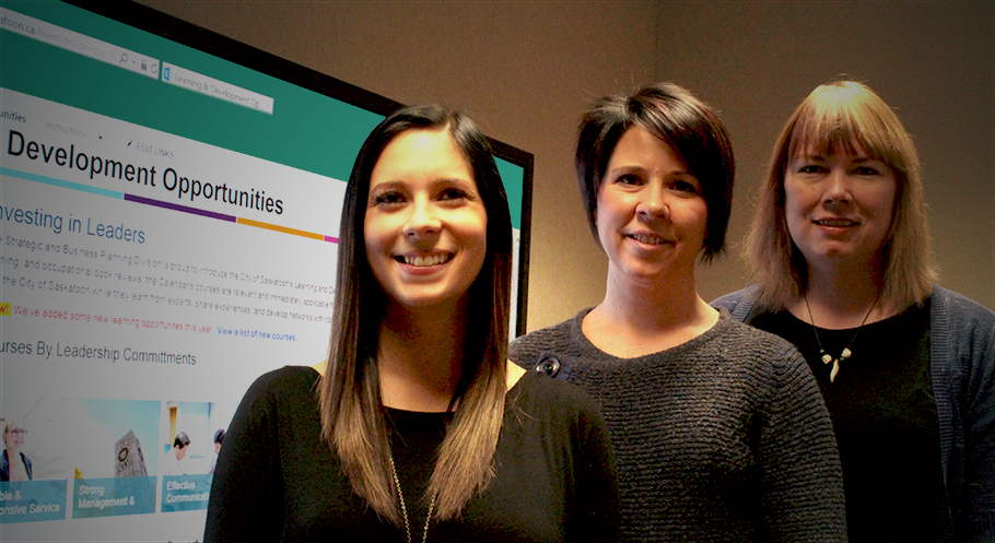 From left to right: Taralyn Horsfall, Heather Newell, Sarah Mathiason.
