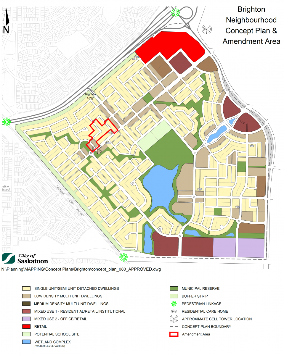 Amendment Area - Brighton Gate and Chelsom Bend