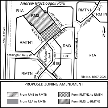 Location Map - Proposed Rezoning - Antonini Court