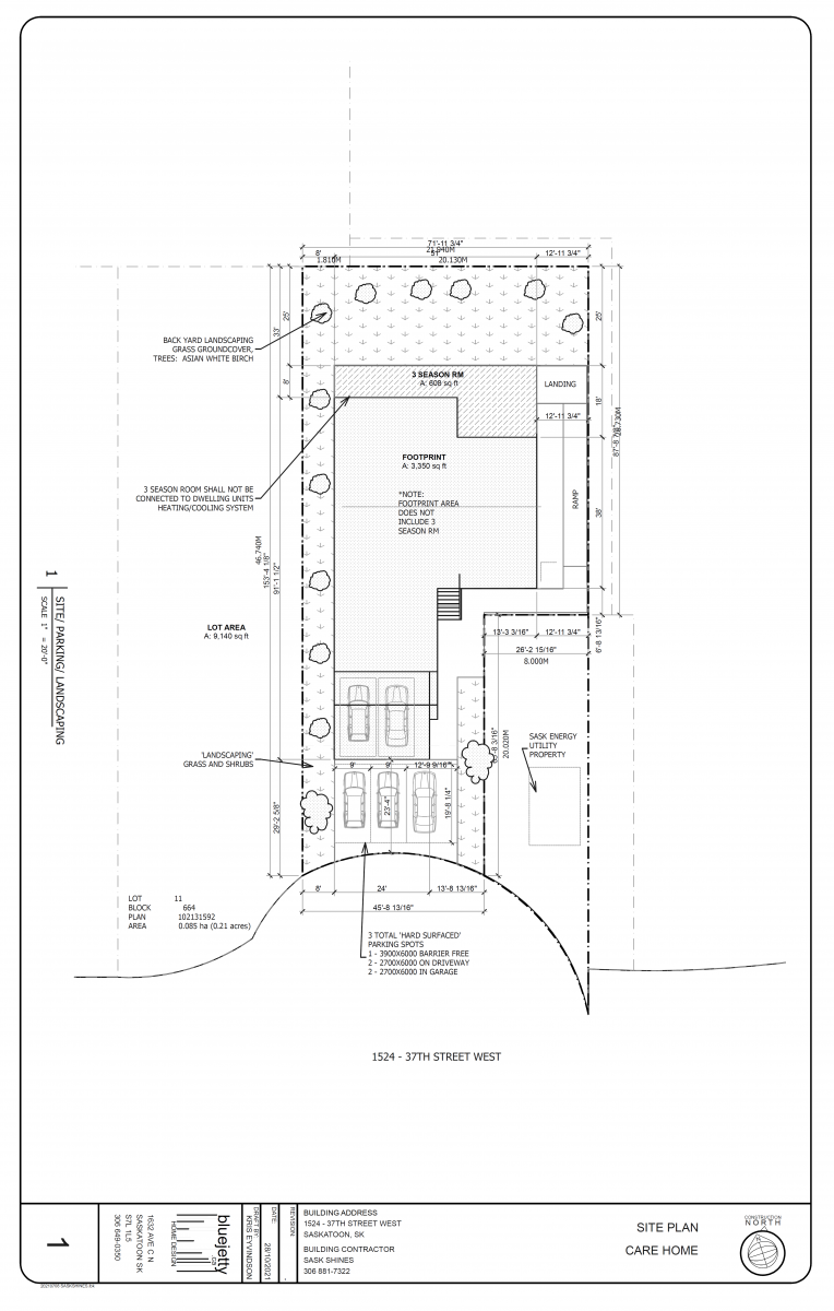 1524 37th St W - Site Plan