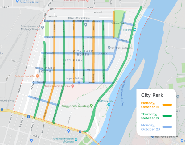 City Park Fall Sweep 2023 Schedule