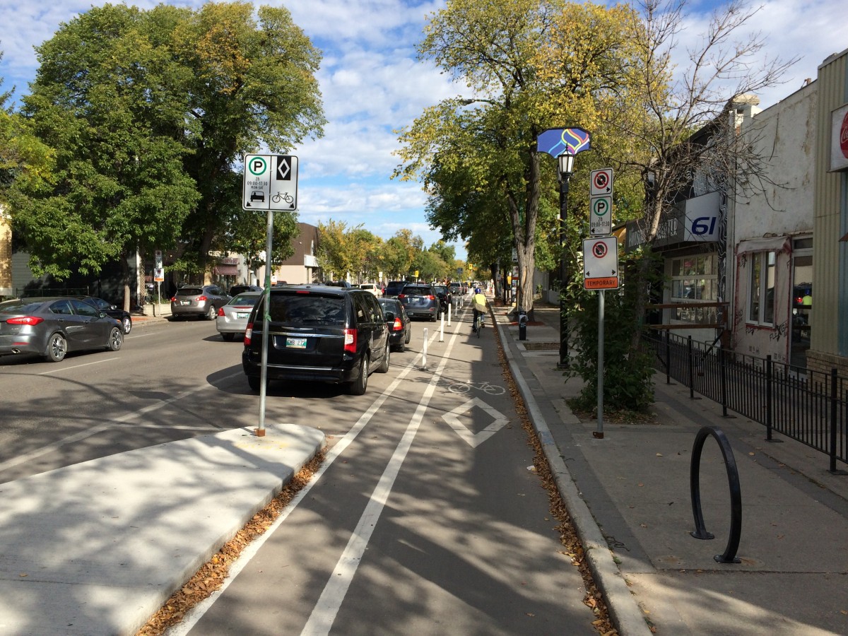Protected Bicycle Lane