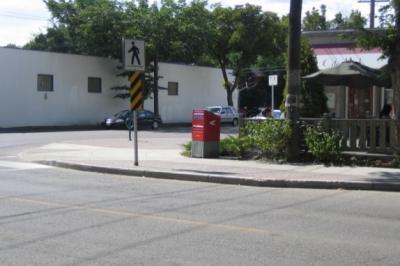 Curb Extension on 7th Avenue in Saskatoon