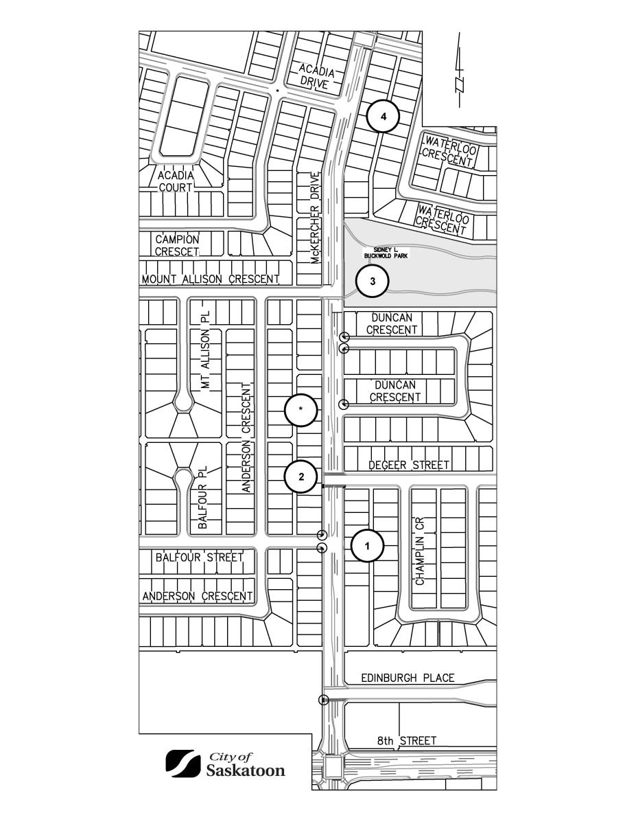 Proposed Traffic Plan - McKercher Drive