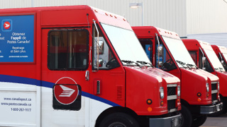 canadapost trucks