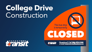 College Drive Transit detours start April 6