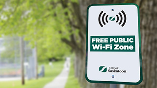free WiFi sign