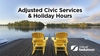 Deck chairs by a lake