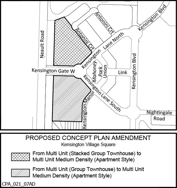 Location Map - Proposed Concept Plan Amendment