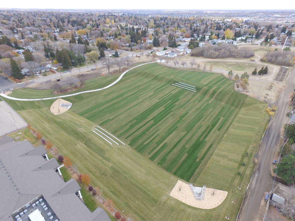 Churchill Park Dry Pond completed