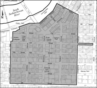 Current Fringe Festival parking area boundary