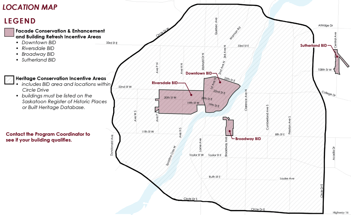 FCEG Location Map