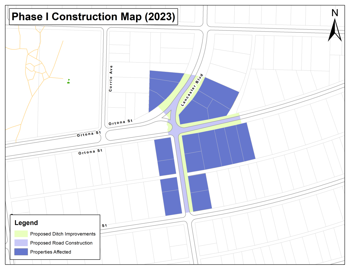 Phase 1 Construction Map