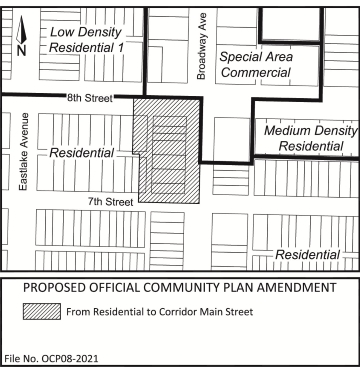Proposed OCP Amendment - 8th Street East & Broadway Avenue