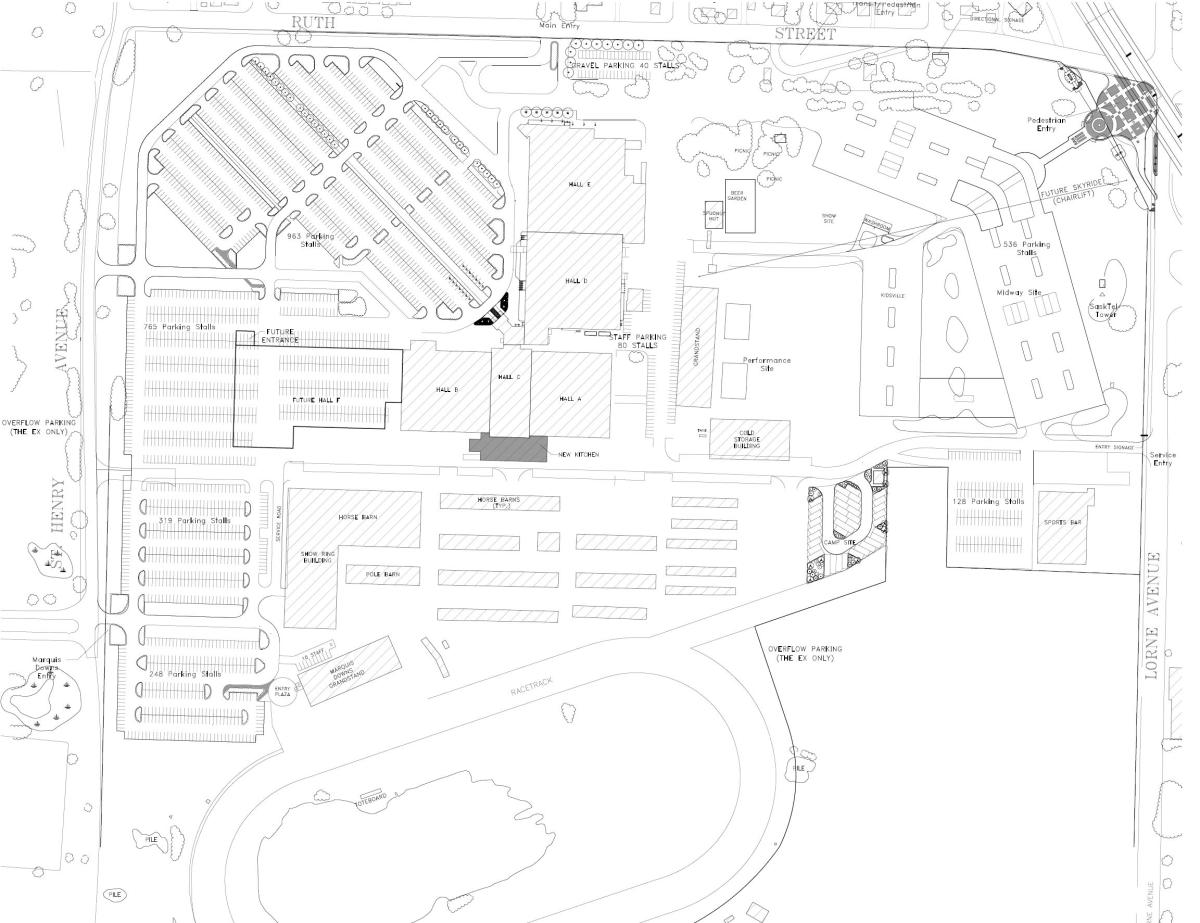 Existing Site Plan - Prairieland Park