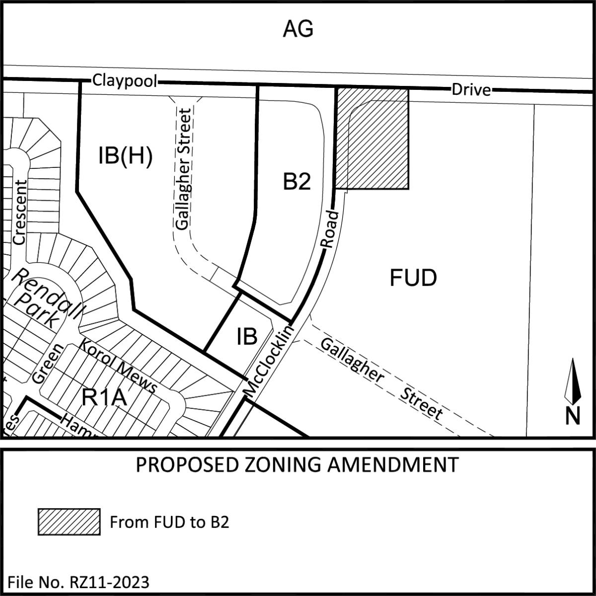 Location Map - Proposed Rezoning