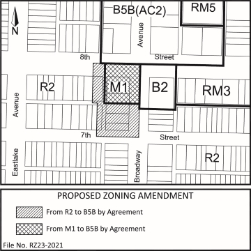 Location Map - Proposed Rezoning