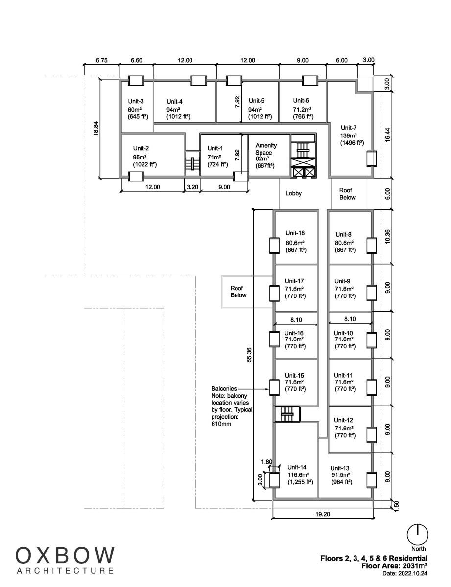 Residential Floors - 8th Street East & Broadway Avenue