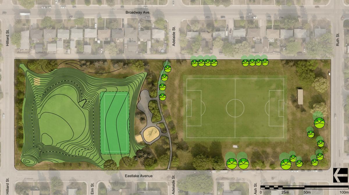 Proposed tree planting plan (February 2023)