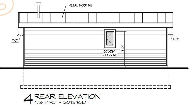 Rear Elevation