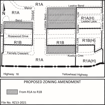 Location Map - Proposed Rezonings