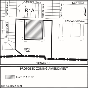 Location Map Rosewood Drive and Mazurek Crescent