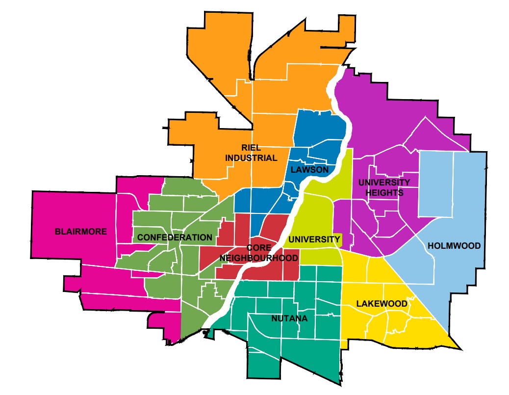 Saskatoon Sector Map from Official Community Plan