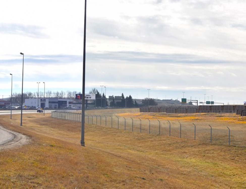 Looking South from freeway on ramp