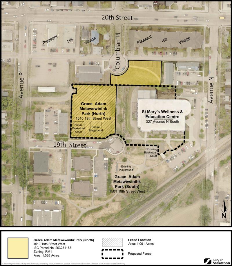 Lease Location Map - 1510 19th Street West