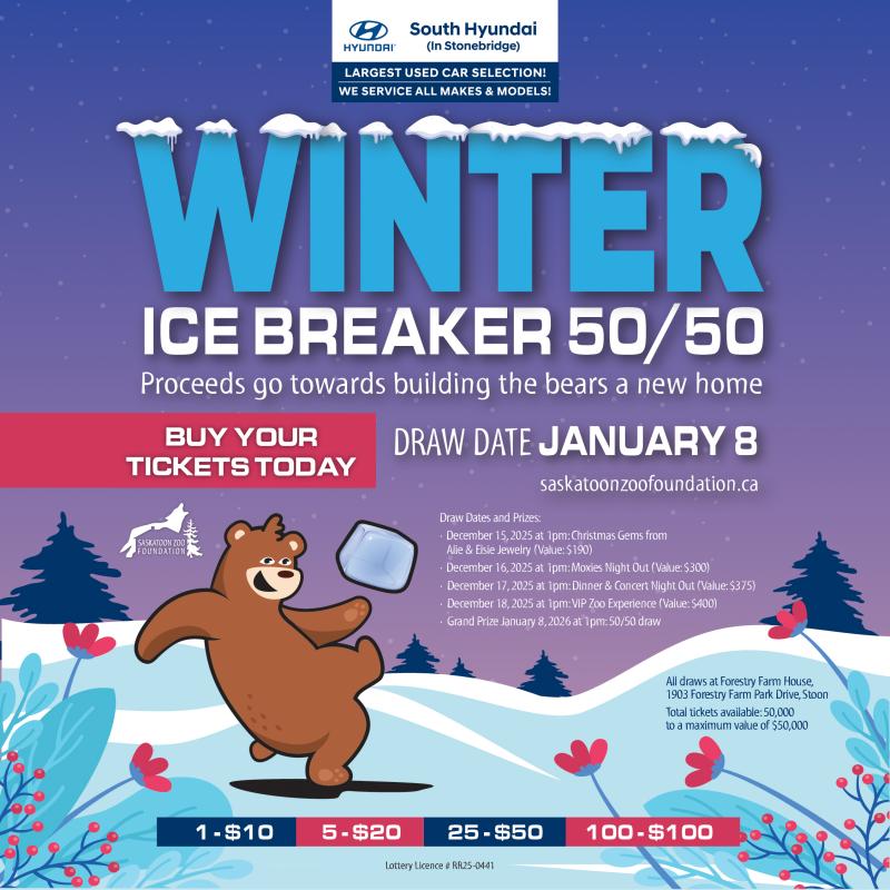 Zoo foundation 50/50 poster