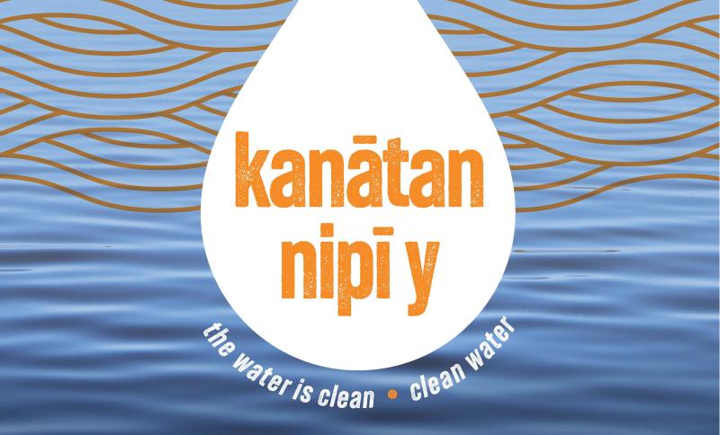 kanatan nipiy, the water is clean program, logo