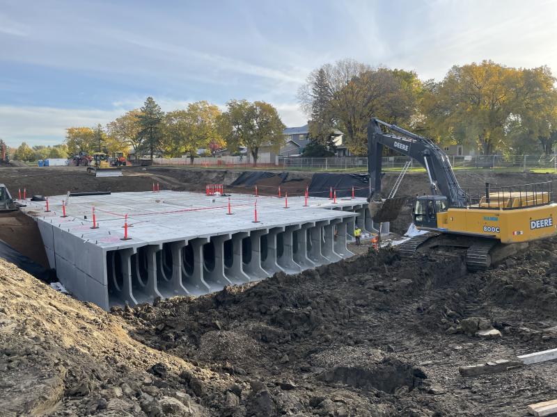 Brevoort Park construction