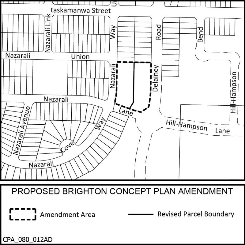 Proposed Brighton Concept Plan Amendment