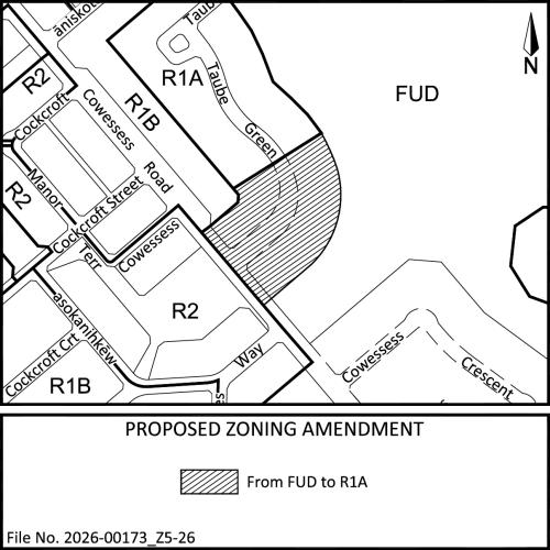 Proposed Zoning Amendment Location Map
